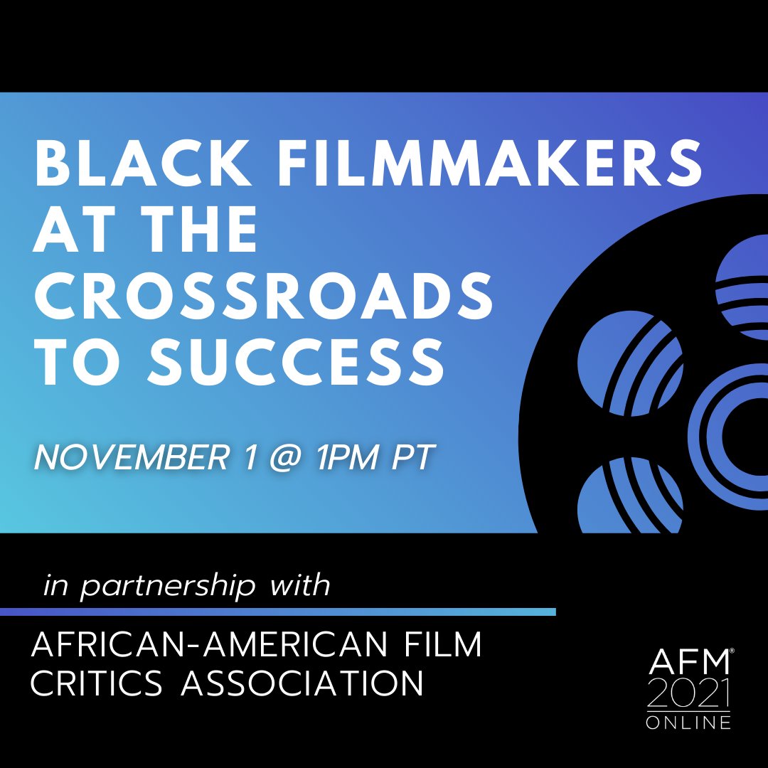 AFMOFFICIAL's tweet photo. Join speakers from @theaafca @BronStudios @Endeavor & ATELIERFREDERICK for this timely and topical discussion on the distribution challenges Black directors & Black-themed stories are still facing, and how they are pushing the pathway forward! 🗯️
#AFMSessions #AFM2021 https://t.co/dC6DkzhuKc