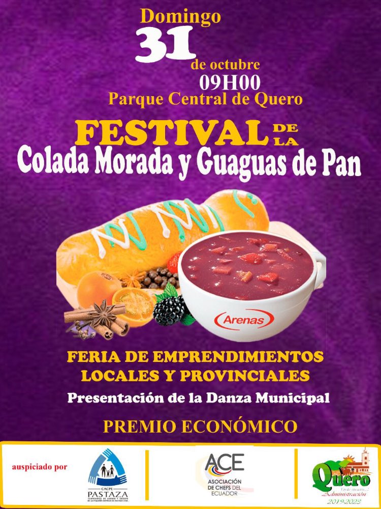 Apoyemos las distintas actividades gastronómicas que se desarrollarán por el feriado y reactivemos el sector turístico y gastronómico.
#lanuevacocinadelecuador
#turismoecuador
#asociaciondechefsdelecuador
#ministeriodeturismo