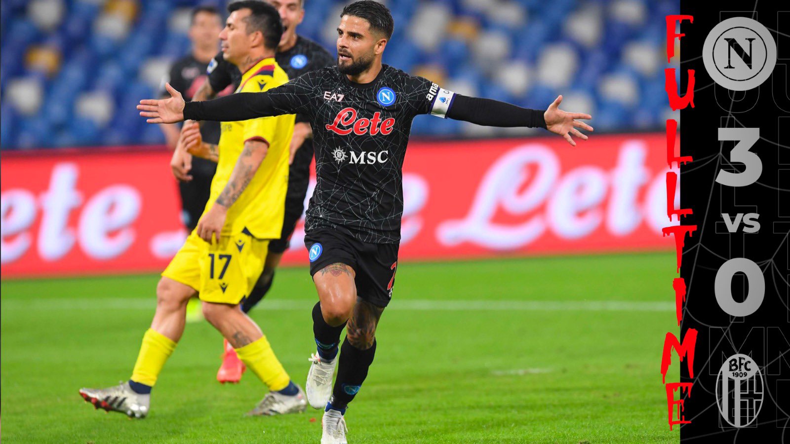 Em ritmo de férias, Napoli abre 2 a 0 mas cede empate ao Bologna