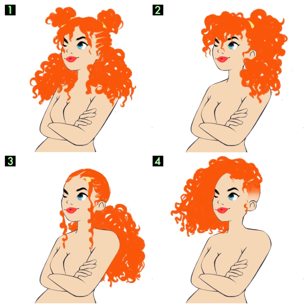 FantomGals's tweet photo. ✨ Help us to design our next Fantom Gal : Merida! Which hairstyle should she have ?
.
#fantomgals #artion #nftart $ftm #cryptoart #collection #collector #community #disney #merida #cyberpunk #collaborative #illustrateur #francophone #french #opensea #cryptocurrency $eth $btc https://t.co/SoEyV7T7Qf