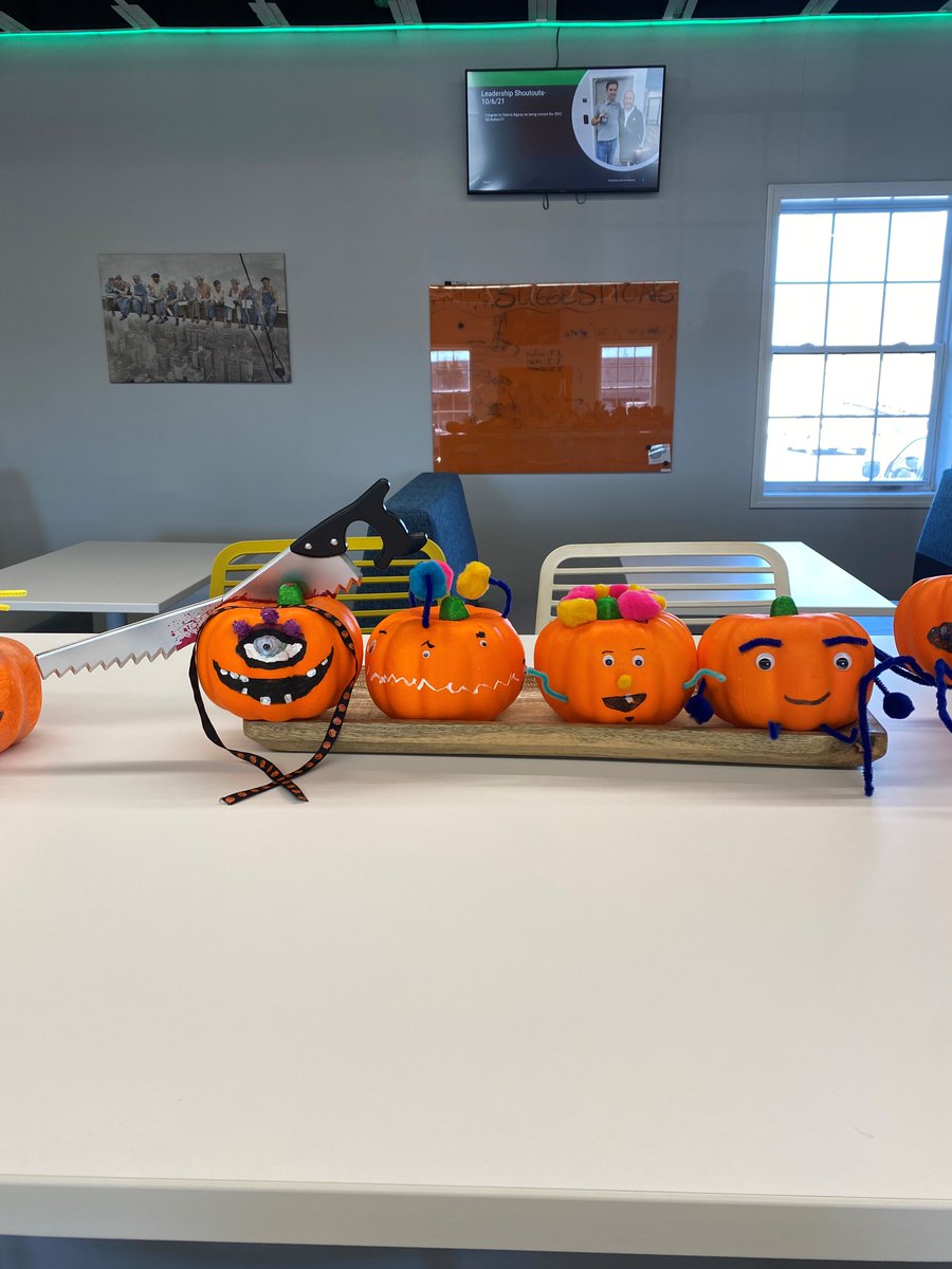 officialEAGLE6's tweet photo. The EAGLE6 team is officially ready for Halloween after our costume and pumpkin decorating contest!🎃 https://t.co/NfGvKdgqSU