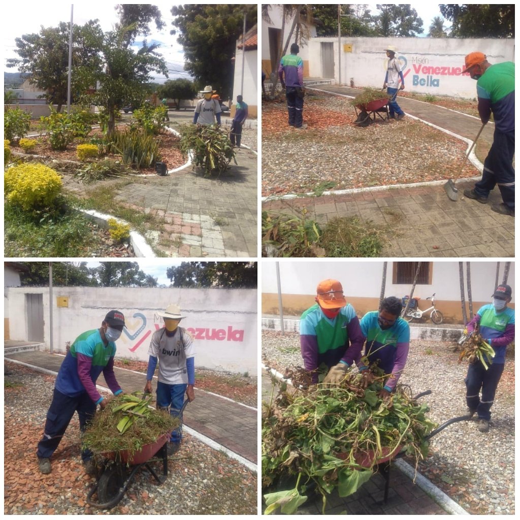 #28Oct | La Alcaldesa Mirna Vies continúa los trabajos de Limpieza, Desmalezamiento y Mantenimiento del Parque Ezequiel Bujanda, Parroquia Cabudare, a través de IMFRAVIHPAL. #JuntosYJuntasEsMásSencillo