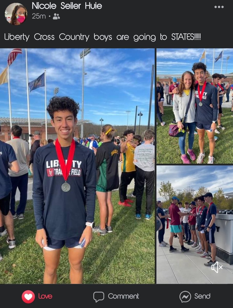 Congrats to the Liberty High School Boys Cross Country!!! Going to STATES!!! 🔥❤️💪🏽🏃🏃🏿‍♂️

<a href="/LHSCanesXC/">Liberty XC</a> #builtbybethlehem <a href="/BethlehemAreaSD/">BASD</a> #NortheastProud