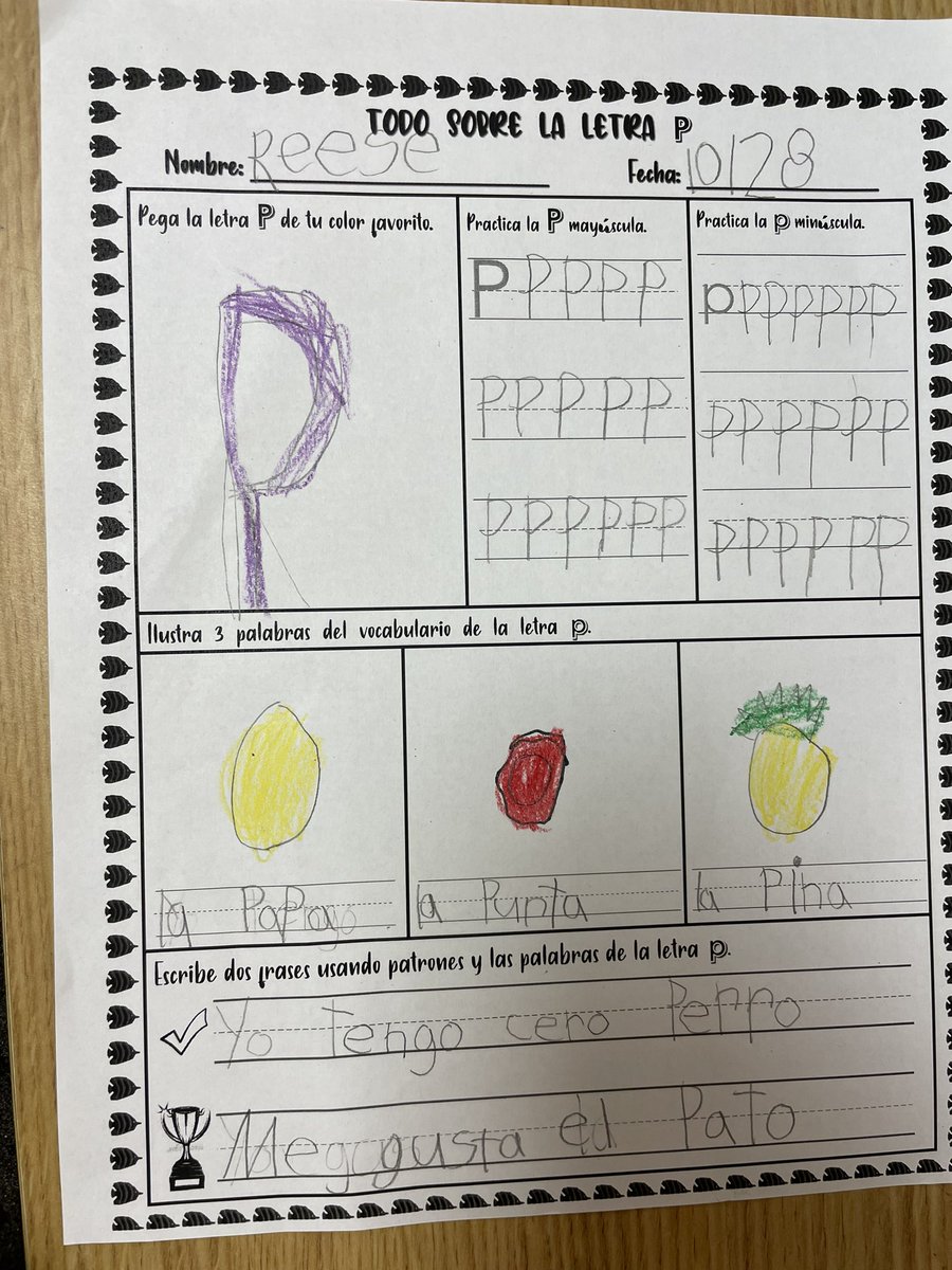 sophieminieri's tweet photo. Todo sobre la letra P! #writing #MsMinierisClass @andreitabarbosa @PollyGlotPress @IreneZamoraSoto https://t.co/hGJPK2A034