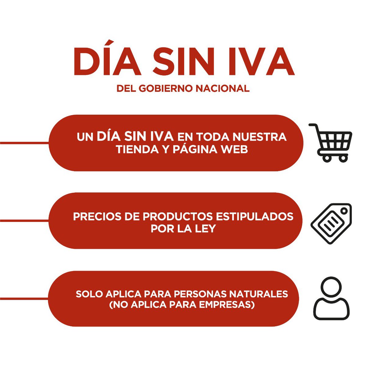 LeCollezioni_co's tweet photo. Hoy, todas nuestras tiendas se acatan a la ley estipulada por el Gobierno Nacional. ¡Visita nuestras tiendas y compra tus productos favoritos SIN IVA! https://t.co/SaTBTJ7DaL