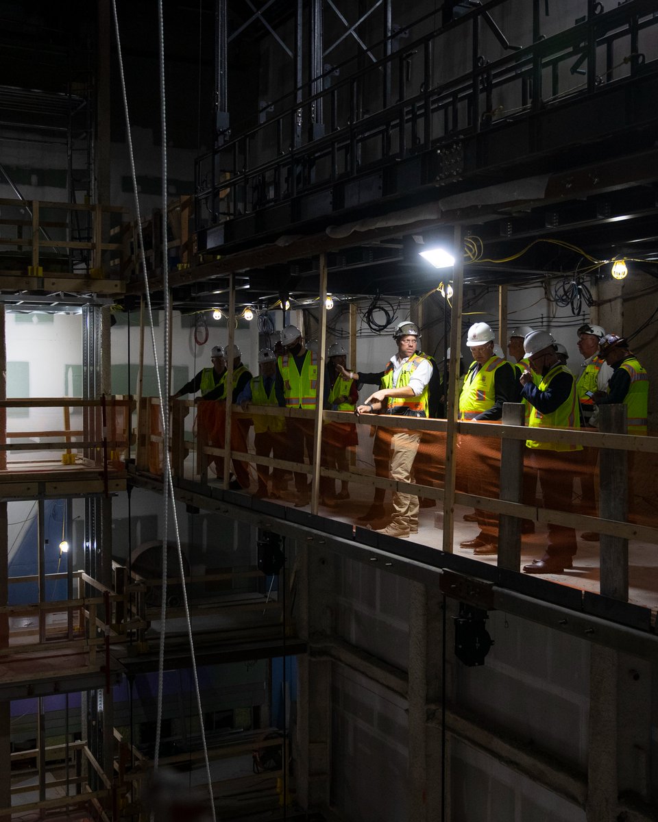 BrownUniversity's tweet photo. Even a year and a half away from completion, Brown’s under-construction Performing Arts Center already defies convention. 👇A short 🧵 of 📸 by Nick Dentamaro https://t.co/vJ32c4PPgl