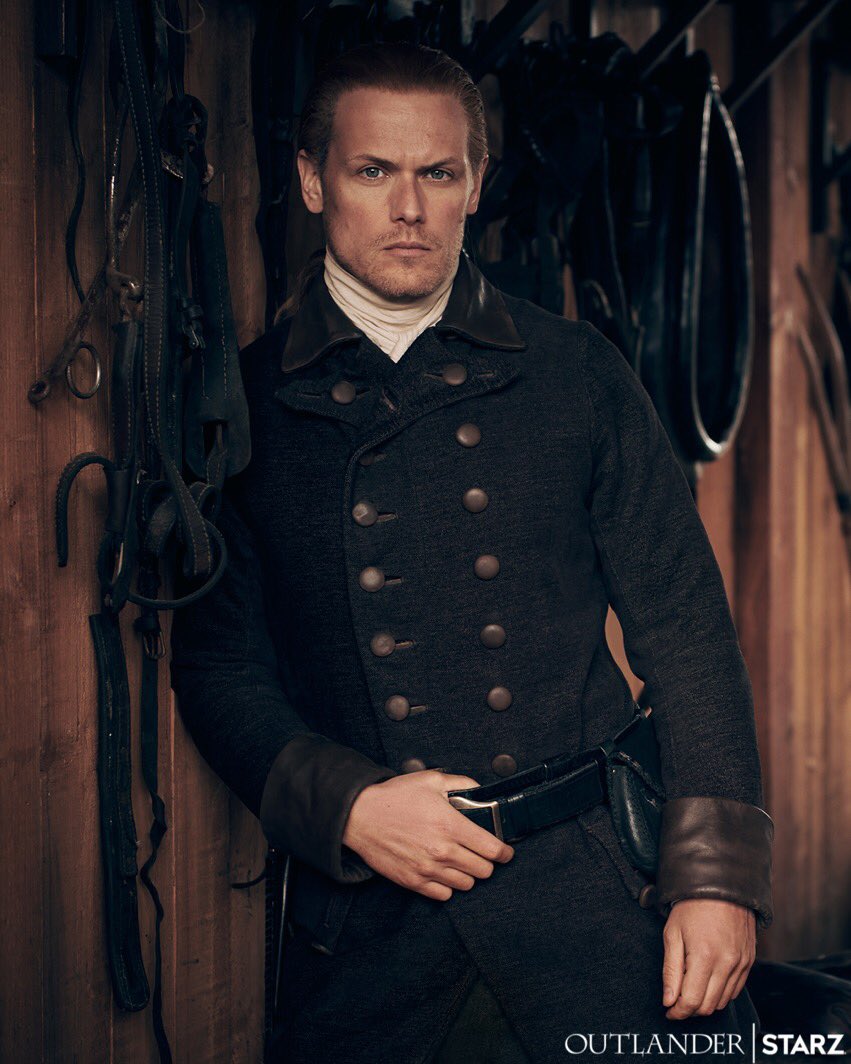 RoyceStella's tweet photo. James Alexander Malcolm MacKenzie Fraser season 6 look. Aging exquisitely! @SamHeughan #starzoutlander https://t.co/ncEKXQ5tlq