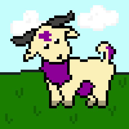 punkygoats_'s tweet photo. #002
150 unique goats in THE GRASSLAND collection, live now on https://t.co/tRriHdpv0M
Get yours now 🌈🐐
.
.
.
.
.
.
.
.
.
#nft #nftart #nftcollector #nfts #nftcommunity #nftartist #nftcollectors #nftcollection #nftdrop #nftartgalery #art #pixelart  #crypto#ethereum #matic https://t.co/d61ERdNAcU