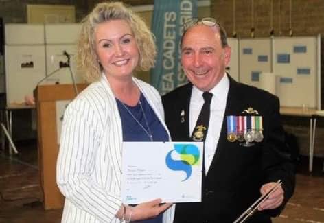 MrsEqui's tweet photo. Jim Harper has been an inspiration for over 50 years @SeaCadetsUK . He is a dedicated volunteer who has shaped many children’s lives for the better and fought to find them a base at #Stewartfield Loch when they were in danger of having to leave #EastKilbride You’re our winner 🥰 https://t.co/Xv8wCeFPYn