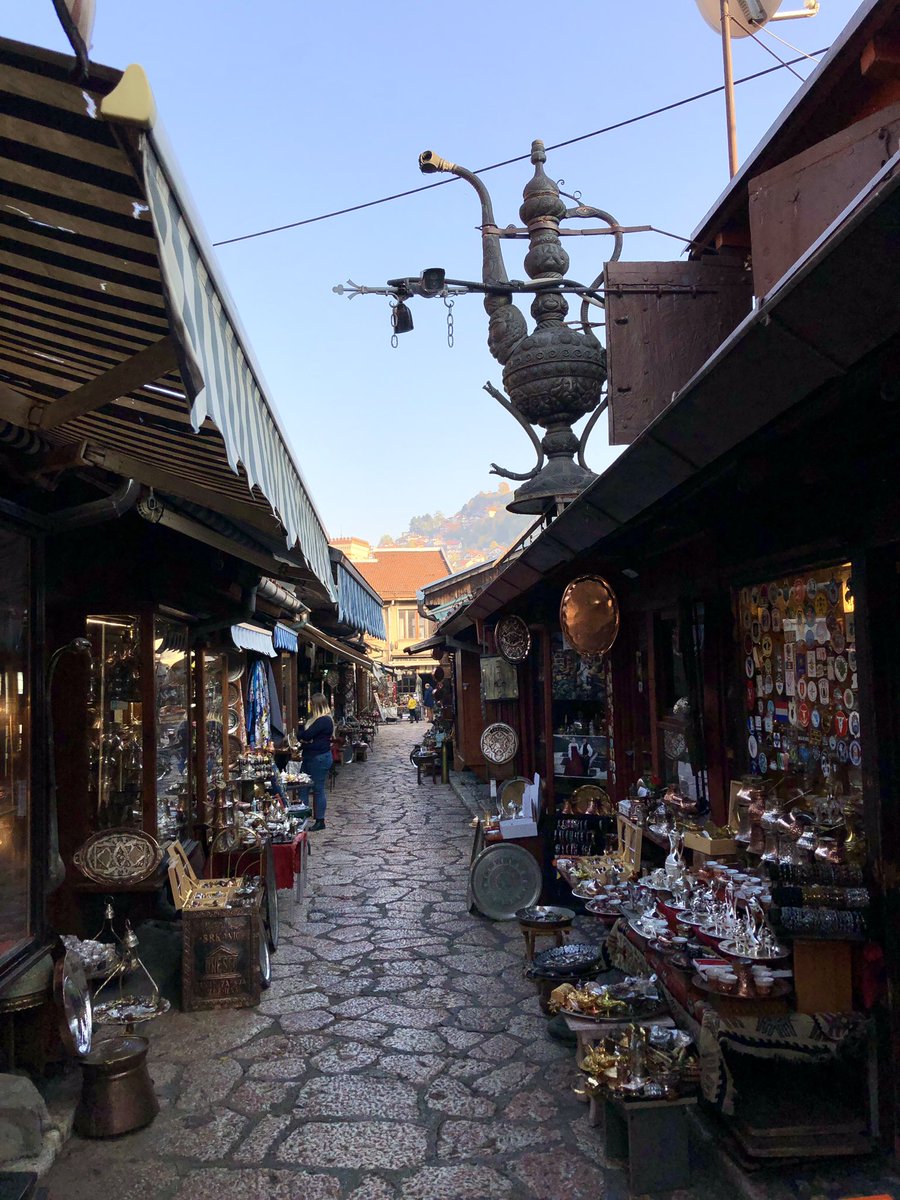 oldladybird's tweet photo. First impressions of Sarajevo: beautiful and delicious! https://t.co/RJ3ITBIYzD