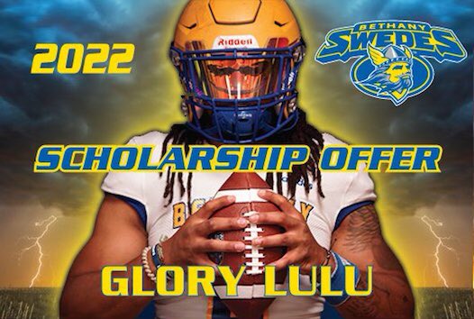 GLORYLULU1's tweet photo. After speaking with @CoachLDubb , I am blessed to receive my 3rd scholarship offer to continue my academic and football career at @SwedesFB!!! #AGTG @Coach_JWTucker @HHS_Recruiting @CoachWoot_06 https://t.co/OQHbO0SBGM