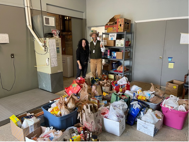 We collected over 800 pounds of food for TREE OF LIFE!
