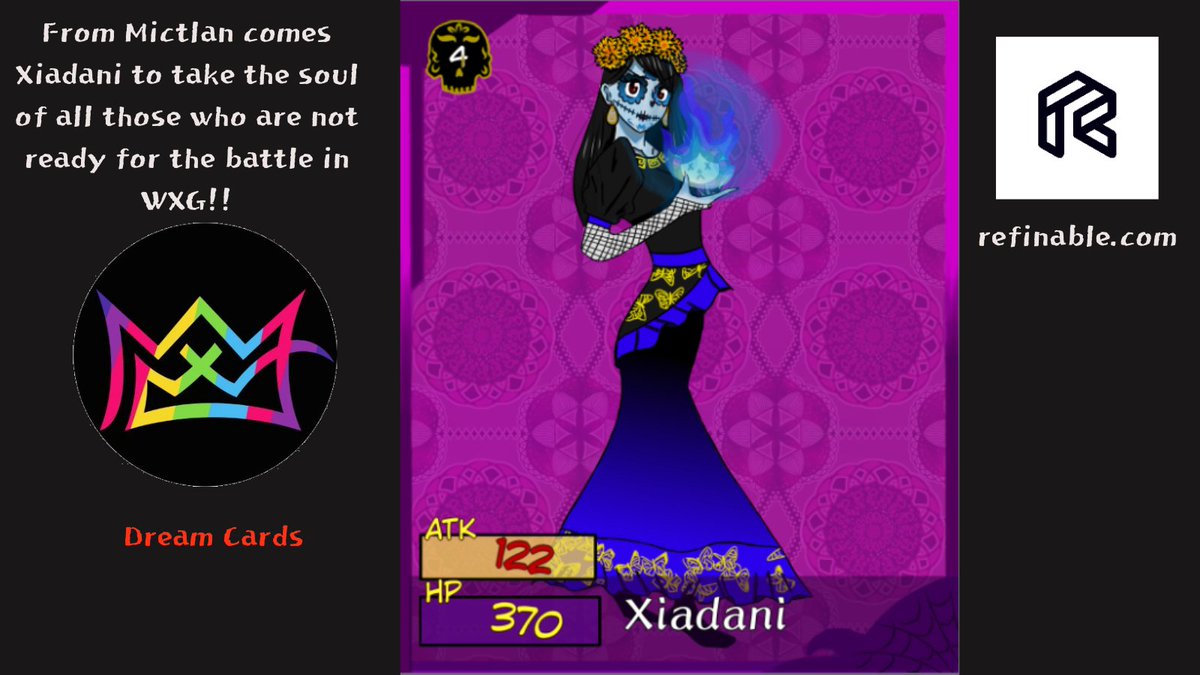 MiguelQ57302562's tweet photo. @xwg_games @DreamCard_XWG  @refinableapp 

#XWG #Dreamcard #RefinaBOO https://t.co/Ss6BM8boaN