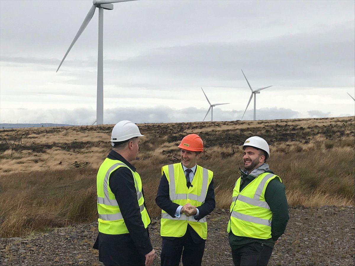 ScotGovNetZero's tweet photo. Today, Net Zero and Energy Secretary @MathesonMichael visited Kype Muir wind farm to launch a consultation on @scotgov's ambition to more than double Scotland’s onshore wind capacity by 2030.
Read more ➡️ https://t.co/3HO5rWy6PU
#LetDoNetZero https://t.co/dIh27GCSfC