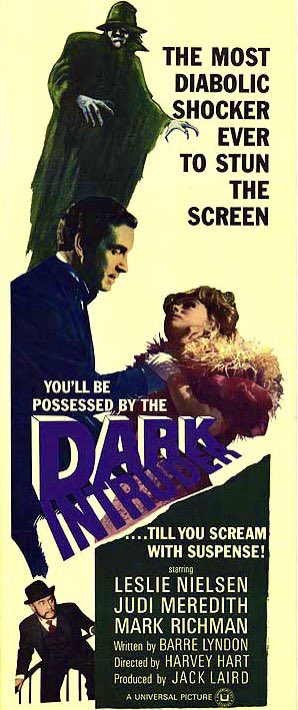oddmoviemaster's tweet photo. Voidoween 10/28:
[TV Movie]
.
DARK INTRUDER (1965)
.
Dir: Harvey Hart
.
.
#CinematicVoid #Voidoween
#DarkIntruder #HarveyHart #LeslieNielson #HorrorMovie #BlackAndWhiteHorror #Creepy #Funny #Atmospheric #EmperorPalpatineIsThatYou #TVMovie #MadeForTV #FailedPilot #HopeThisCounts https://t.co/NLLURowJmo