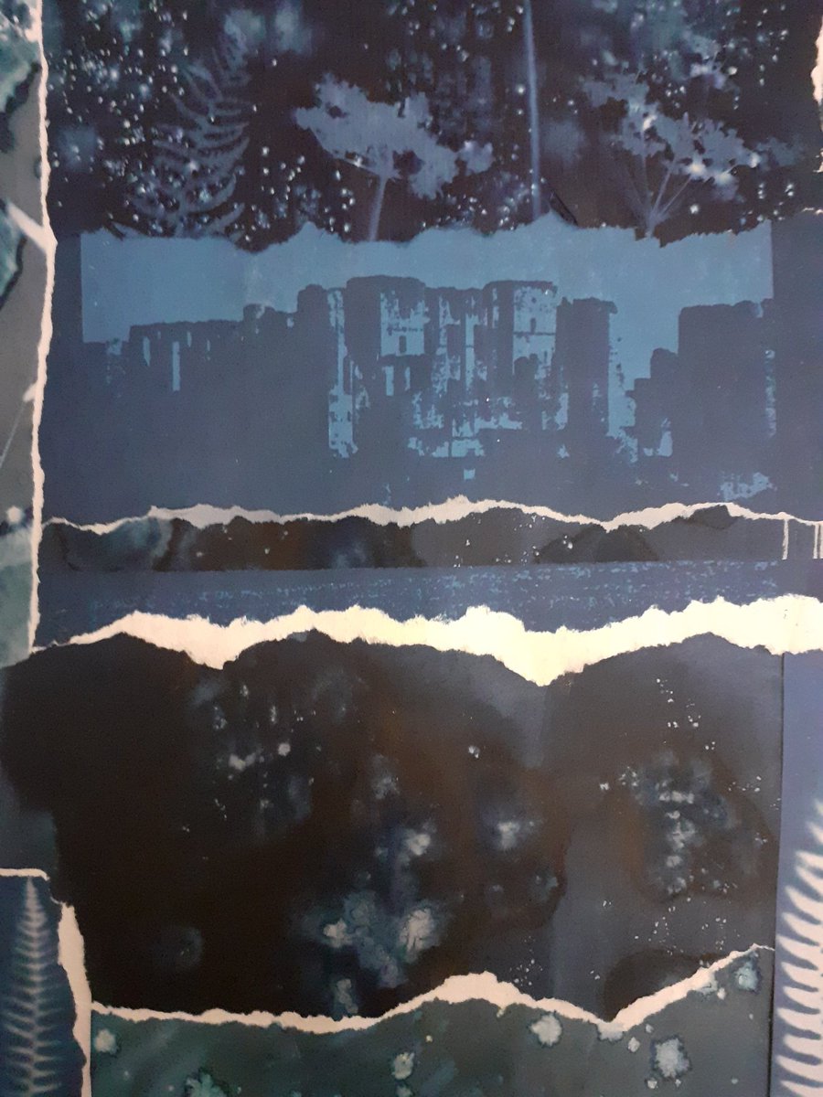 pamkelt's tweet photo. Cyanotype collage of Kenilworth Castle. Want to know more?
#BlueFernPrints https://t.co/qlDgghLE72