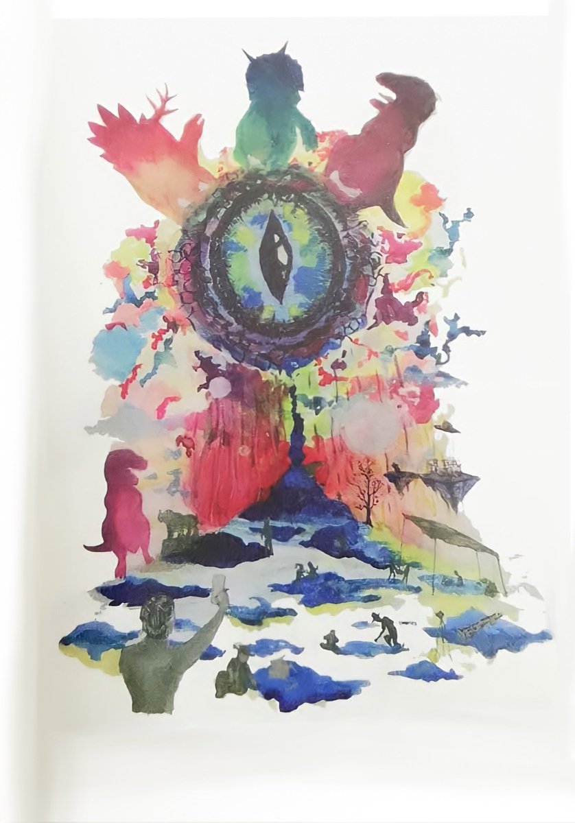 Paleo parade my watercolor painting (non-digital painting) 
Available on my walls collection opensea.io/assets/0x495f9…
...
0.035 eth
...
#NFT #ArtistOnTwitter #art #NFTCommunity #NFTartist #OpenSeaNFT