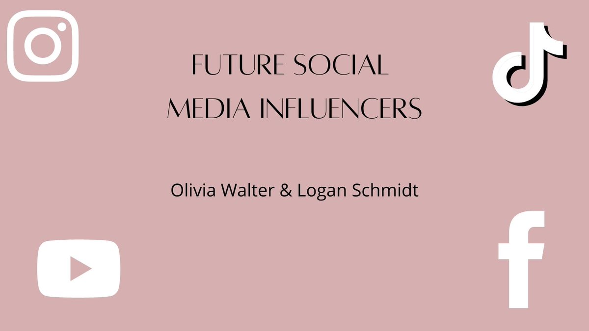 And when we need to leverage the power of social media, we know who to ask for help: Olivia Walter and Logan Schmidt, our Future Influencers!