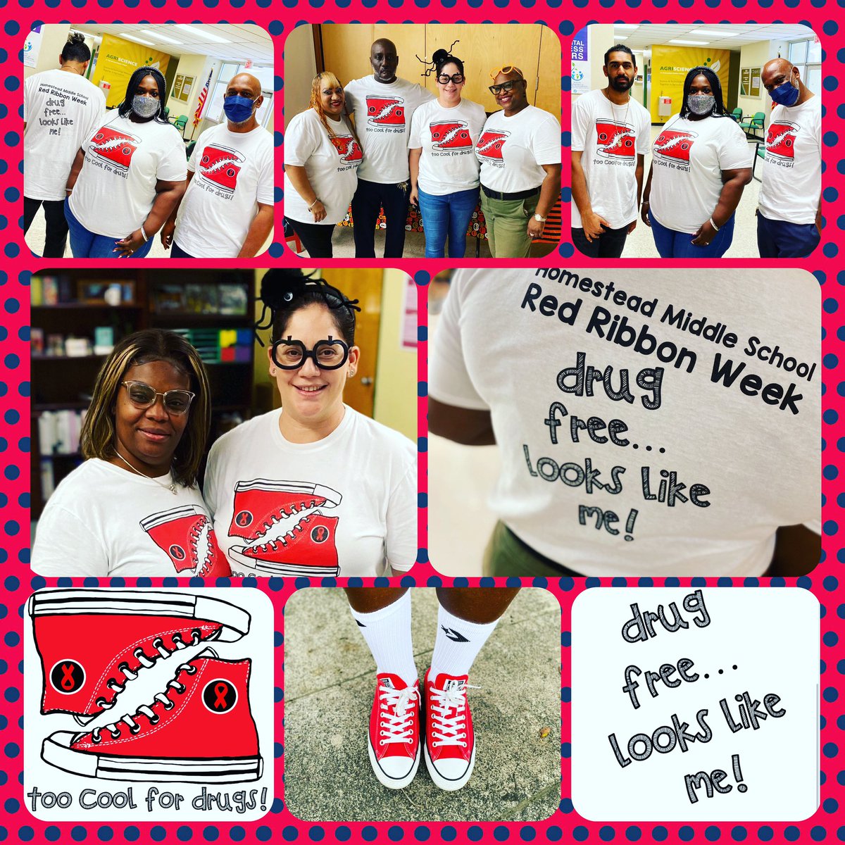 Red Ribbon Week✔️❤️ #drugfreelooklikeme #toocoolfordrugs #redribbonweek