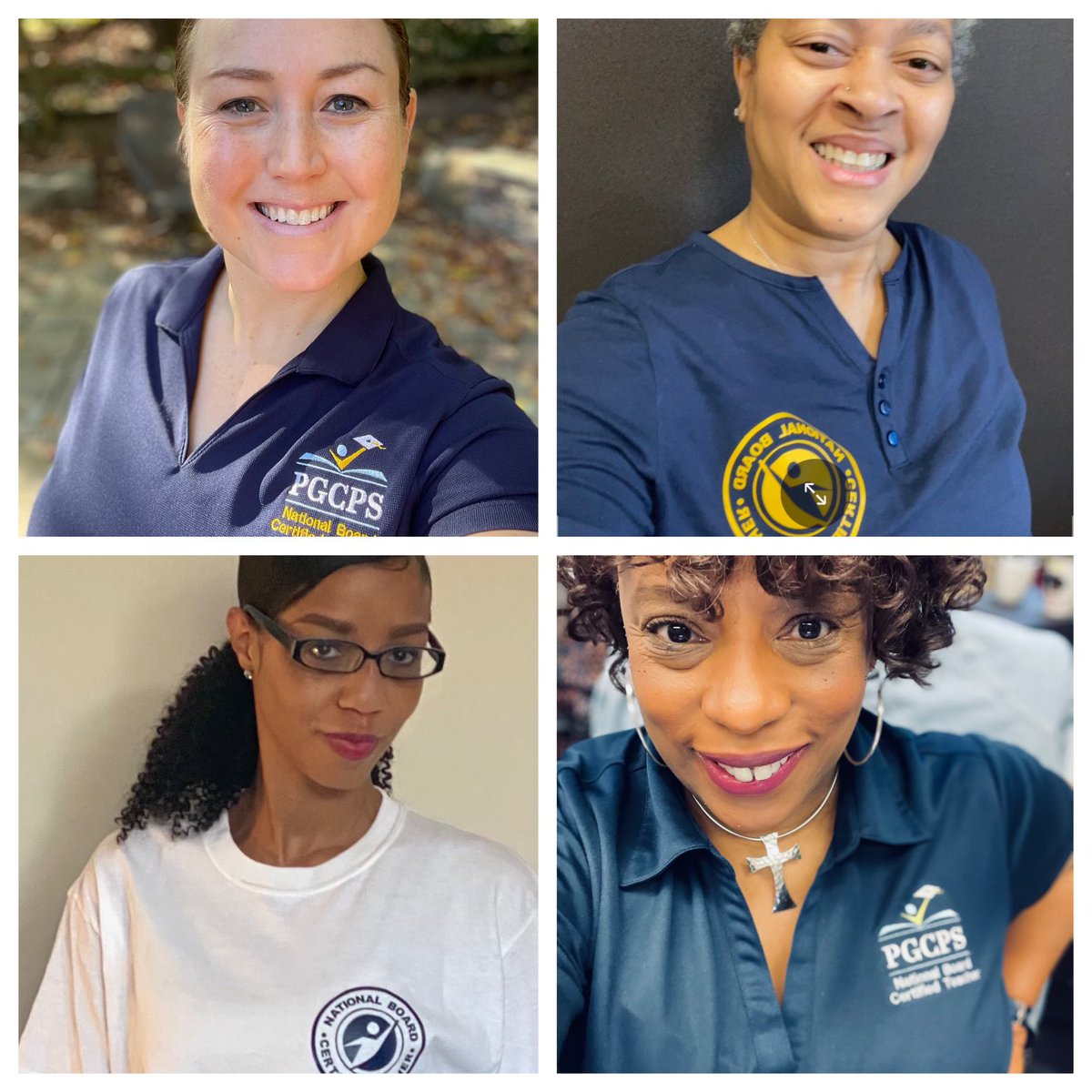 OPLLpgcps's tweet photo. It’s Day 4 of #NBCTSpiritWeek - Paraphernalia Day! Our @OPLLpgcps Mentors are representing @pgcpsnbct1 today!
@CoachKHolden14 @Mentorteacher4 @RainyaMiller @ColleenEccles1 @LShenine @BeatriceNdikum @talk2Talitha @RoseMaryBunag #PGCPSProud https://t.co/R9tYnWbUzP