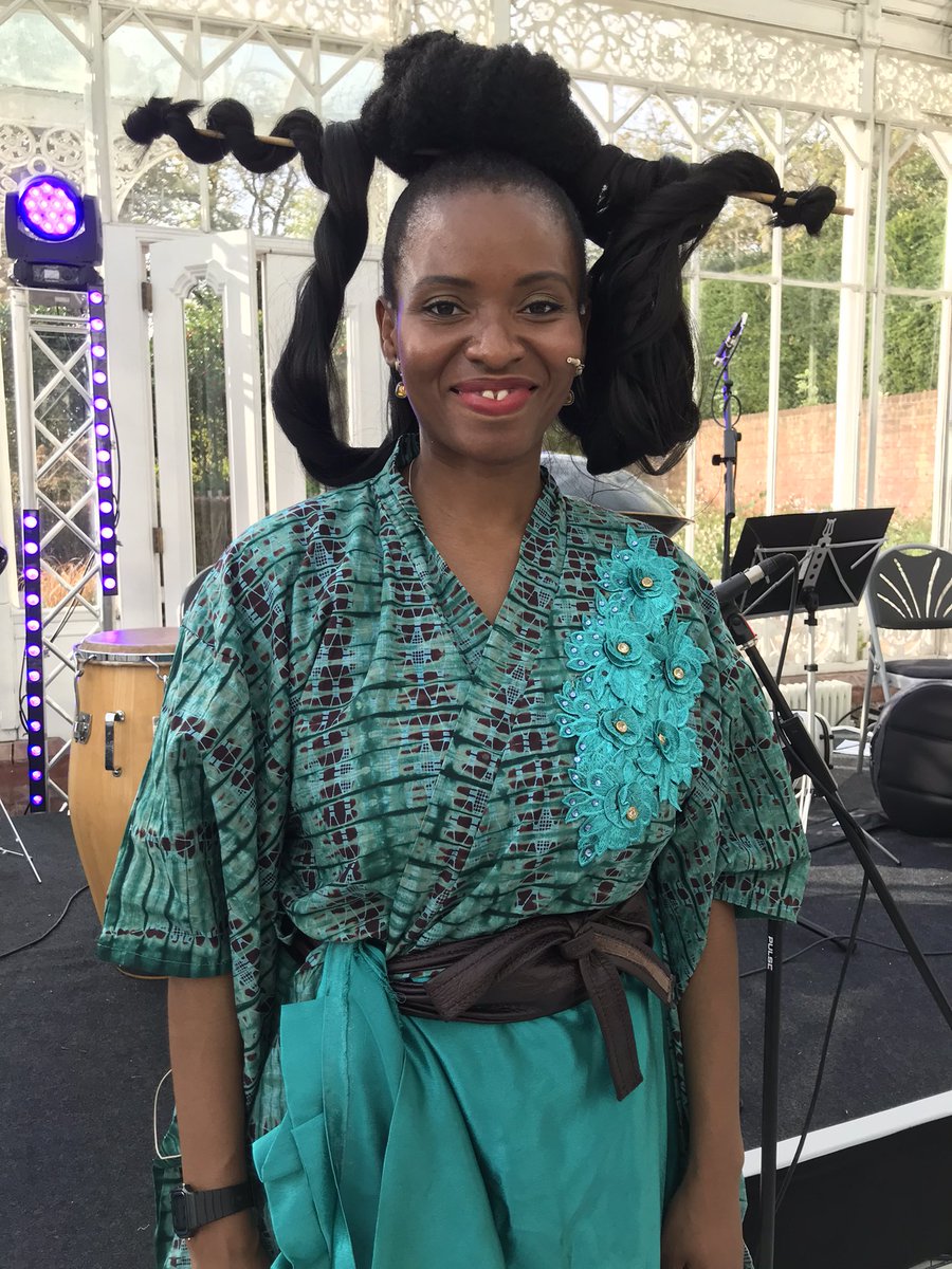 TunedInLDN's tweet photo. What a great #PidginOpera show the @venusbushfires aka Helen Epega and her band, with dancer Francis Angol put on at @HornimanMuseum ten or so days ago. A rewarding #cycleride! https://t.co/A5Goaiu7Vi