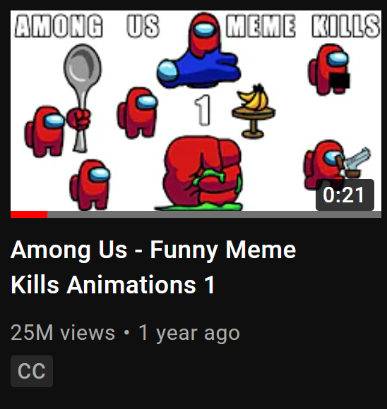 Among Us - Funny Meme Kills Animations 1 