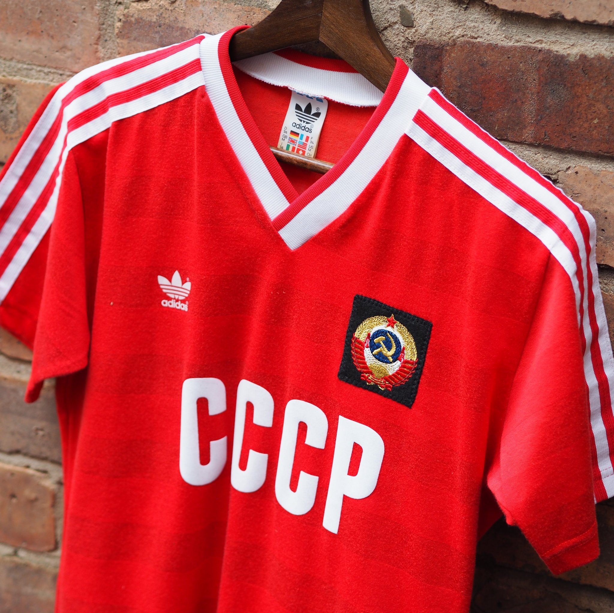 Vintage Football Shirts on X: "Soviet Union adidas home shirt as worn in  the '86 World Cup ☭ https://t.co/cIZsu5oPpJ" / X