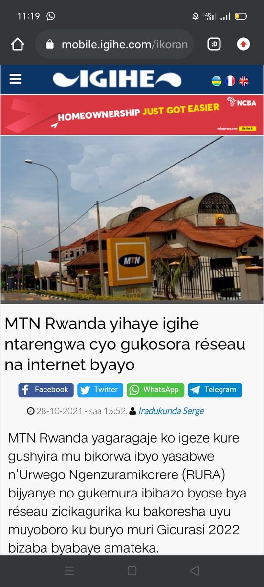 RwandaMiss's tweet photo. Munakemure no muzindi service @MTNRwanda. Birababaje kwaka service ikamara amezi 3 utarayibona utaranamenya niba itazaboneka. https://t.co/SNCS99wBFV
