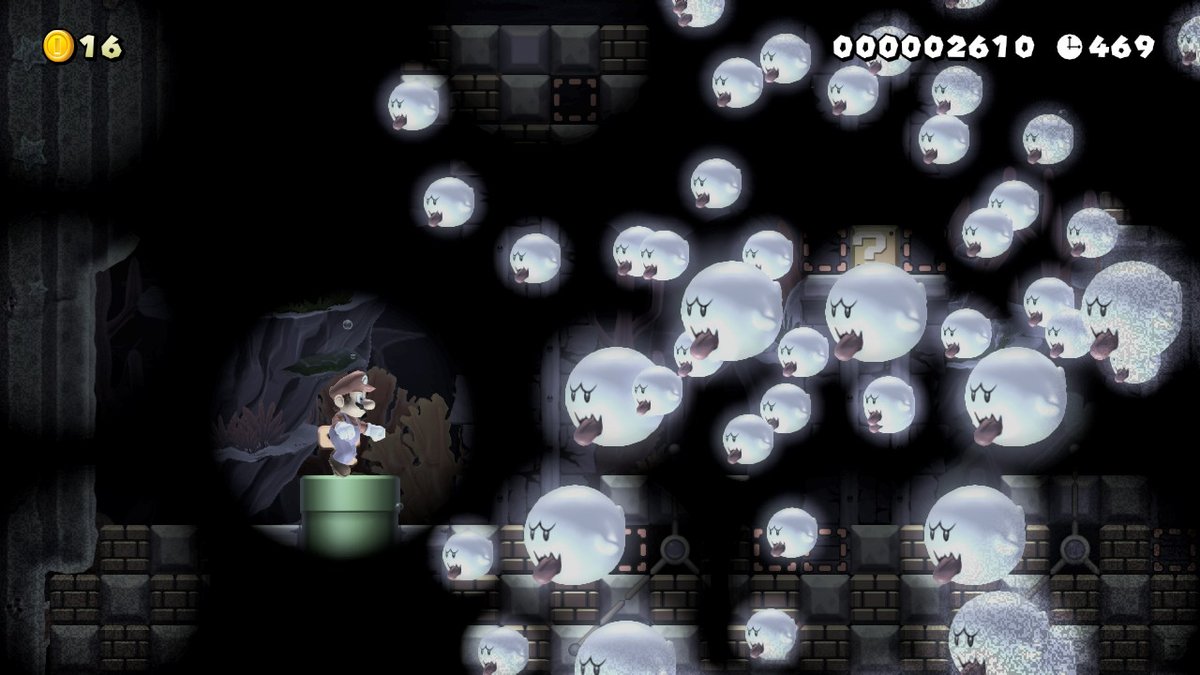 RedRipper7's tweet photo. LEVEL 91: "Waking Wraiths in the Wreckage"

Finally! Made it decent to play! Mario finds himself in a seemingly empty ship, till he frees the most fearsome ghouls of the gulf! 

Happy Halloween everybody!!! ;-)

 #SuperMarioMaker2 #2SPOOPY https://t.co/86ncmCIWQF