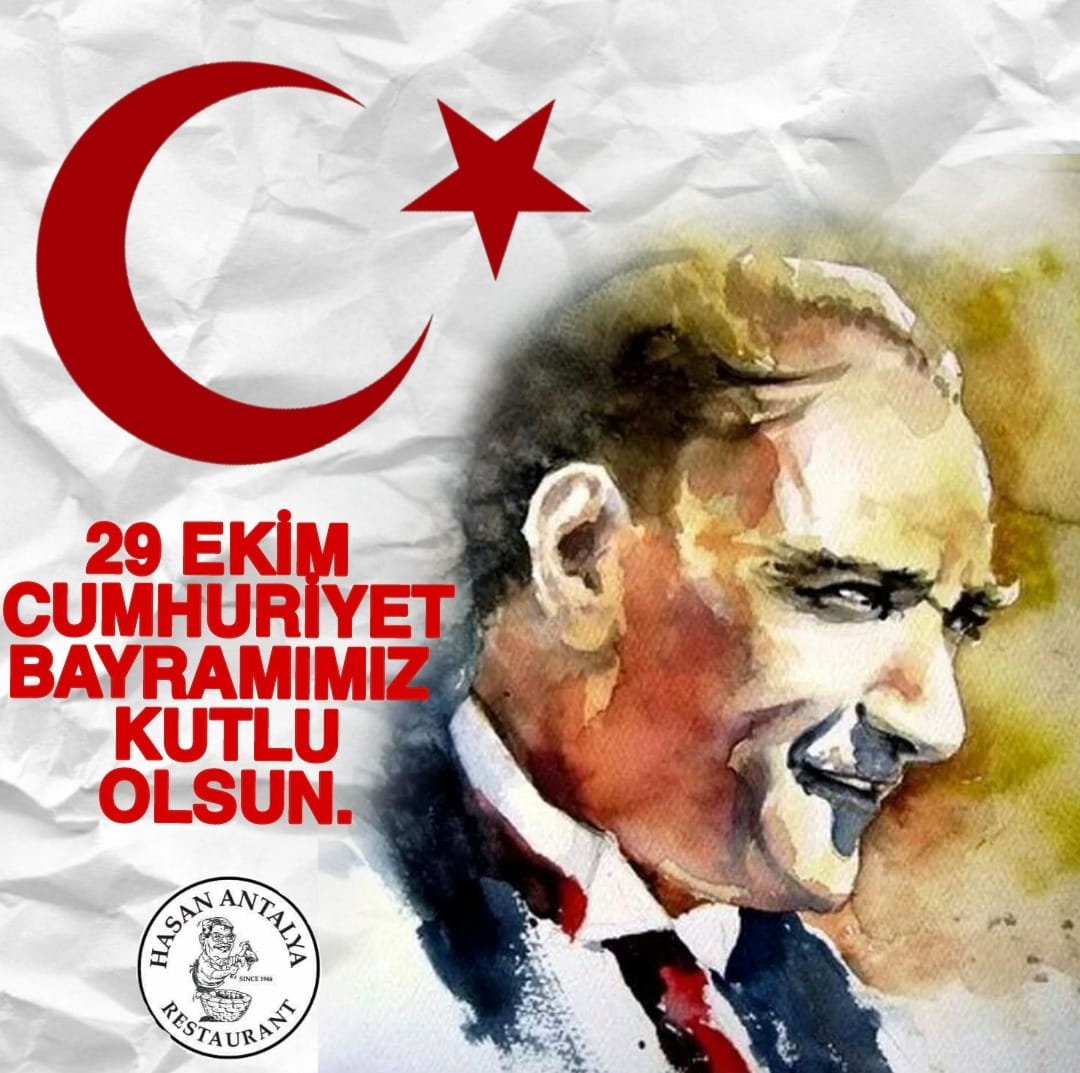 Türkiye Cumhuriyeti'nin 98. yıl dönümü heyecanını ve gururunu yaşamaktayız.
İstiklâl mücadelemizin önderi, Cumhuriyetimizin kurucusu Gazi Mustafa Kemal Atatürk ile silah arkadaşları başta olmak üzere bütün şehit ve gazilerimizi şükran, saygı ve rahmetle anıyoruz.
