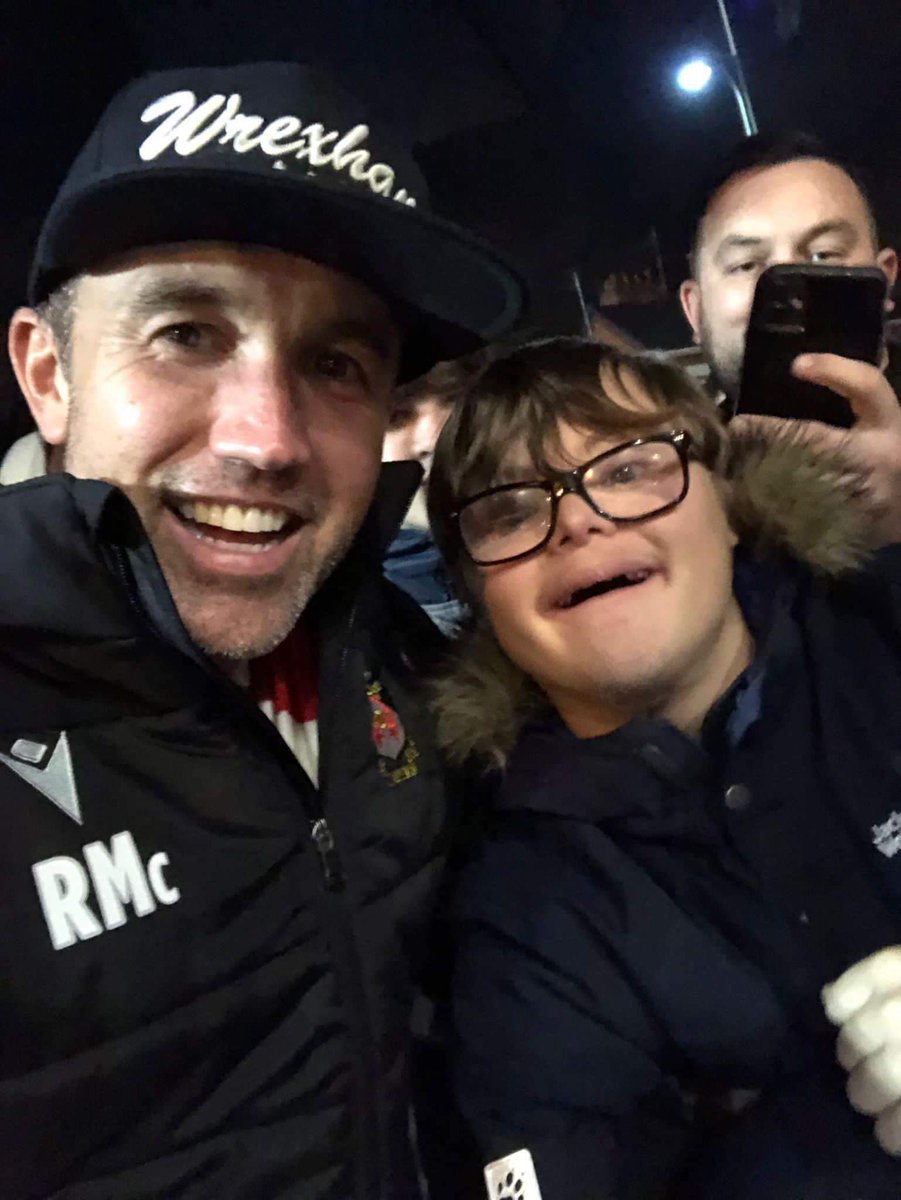 murraymints56's tweet photo. Thank you @RMcElhenney you’ve made Cai very happy this evening. He can’t wait for the game on Saturday ⚽️ He is a member of the signing choir who have performed at the Racecourse and hopes to perform for you &amp; @VancityReynolds one day soon 🤩 https://t.co/cmas8FYu44