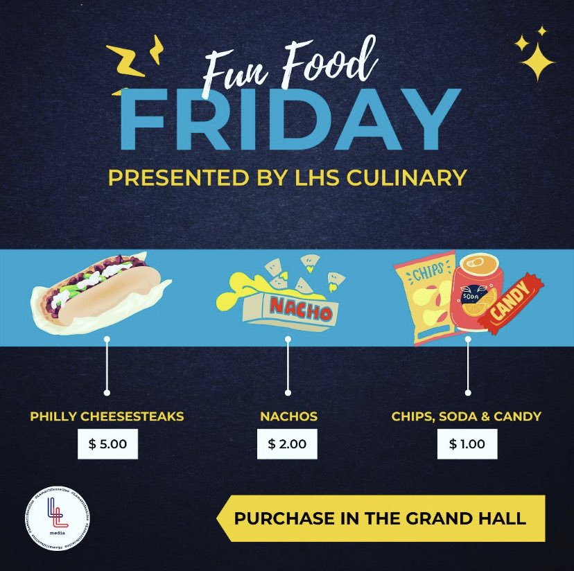 lamarlifeonline's tweet image. Hey 🤠 - in addition to PTO Chick-Fli-A &amp;amp; snacks tomorrow, culinary will also be selling food for purchase CASH ONLY! #lamarlife #lhsculinary