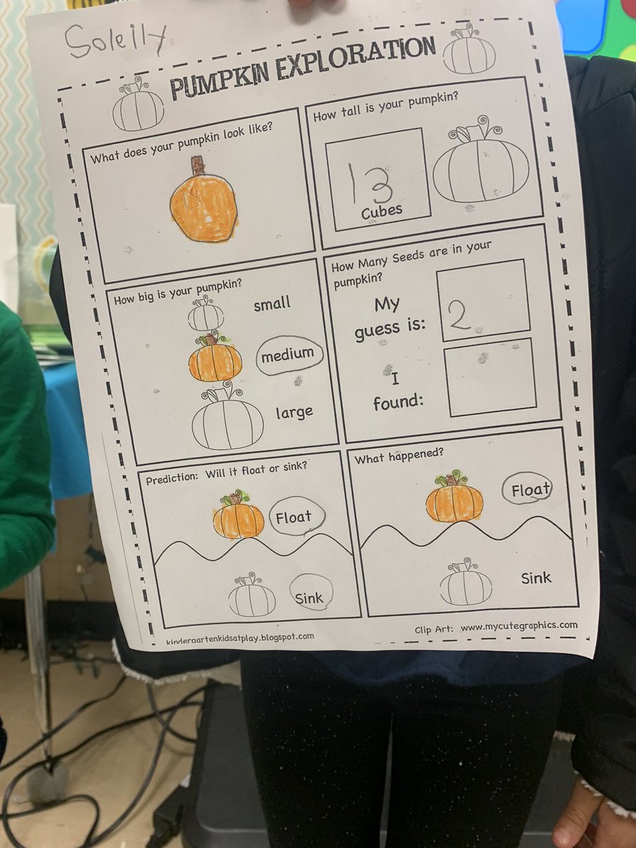 What a fun day of exploring pumpkins! My kindergartens were amazed that pumpkins floated on water. Developing language for my multilingual learners🤓 <a href="/FultondaleElem/">FultondaleElemAL</a> <a href="/jefcoedESL/">JEFCOED ESL</a>