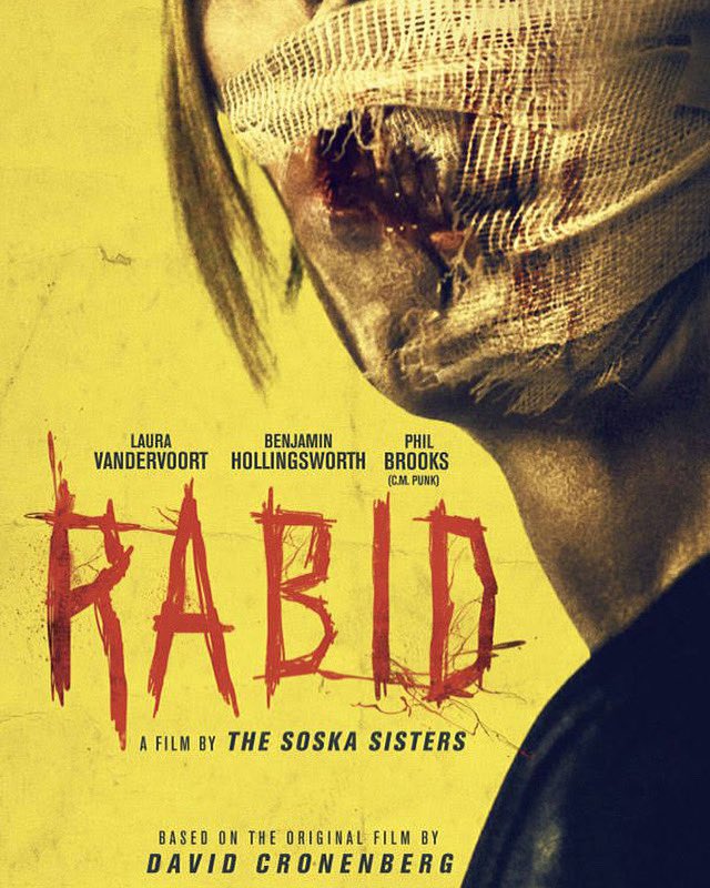 DufferinGate's tweet photo. Today’s #TBT is for when the kids go to bed! Directed by the talented horror twins - @soskasisters This Sci-Fi Horror will definitely spook you to death! 🎥💀 #RABID Streaming now on @CraveCanada https://t.co/nFWaLY7Hx8