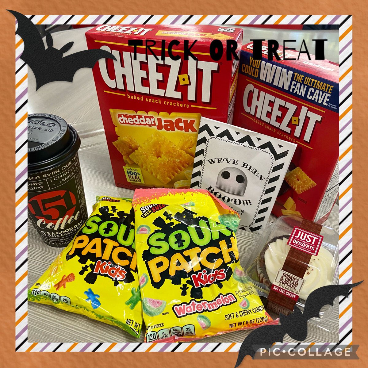 Got Boo’d today! All my fav treats and not a single trick! 👻 🎃 #CHS9Family