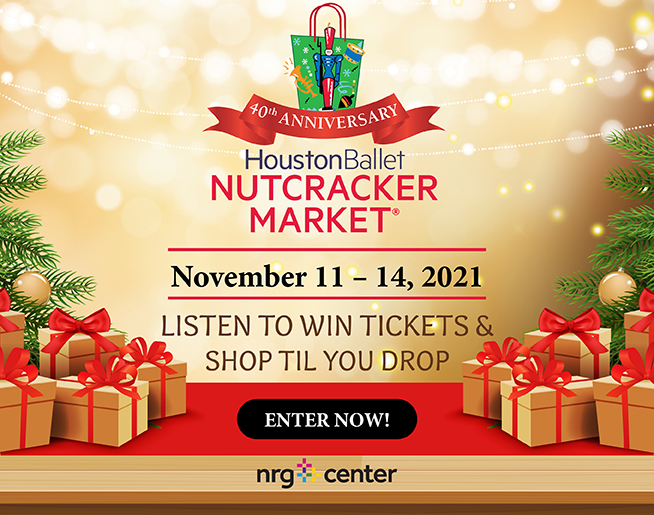 krbe's tweet photo. 🛍️🎄 Shop til you drop at the @nutcrackermkt &amp; swing by the  📻 104.1 KRBE Selfie Station 🤳 on 11/11 - 11/14 at NRG Center! 🎟️ Get tickets at https://t.co/ayaJqbeoQC. 

Or enter to WIN exclusive passes to the Preview Party on 11/10! ➡️ https://t.co/GrQXajkn9d https://t.co/ooM7YoY31l