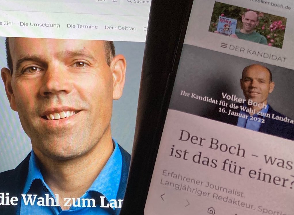 Der Kreistag Rhein-Hunsrück und die Verwaltung haben den 16. Januar 2022 offiziell als Termin der Landratswahl festgelegt. 

Ich bewerbe mich als IHR und EUER Kandidat für dieses wichtige Amt in unserer schönen Region #rheinhunsrueck

Mehr? volker-boch.de