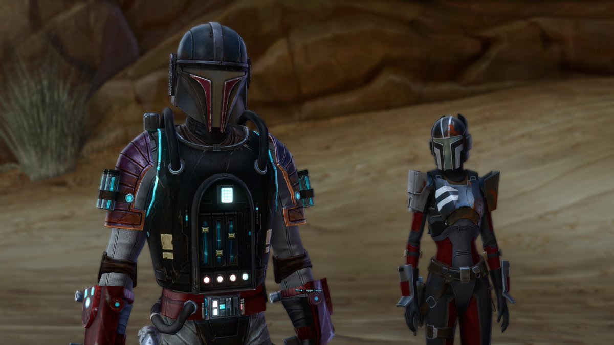SaintRuckus's tweet image. The message I live for.  "Mako Approves." #SWTOR