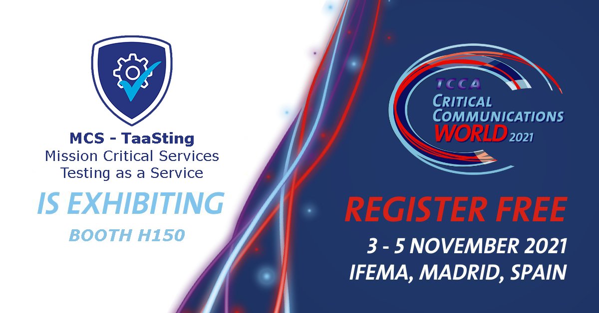 mcstaasting's tweet photo. MCS TaaSting will be exhibiting at #CCW21 on 3 - 5 November 2021.
Do not hesitate to come and visit us on 𝐛𝐨𝐨𝐭𝐡 𝐇𝟏𝟓𝟎 to see our live demo and chat with us. 
Contact us at info@mcstaasting.com if you prefer to arrange a slot for a private demo. https://t.co/FIGTzDWVNT