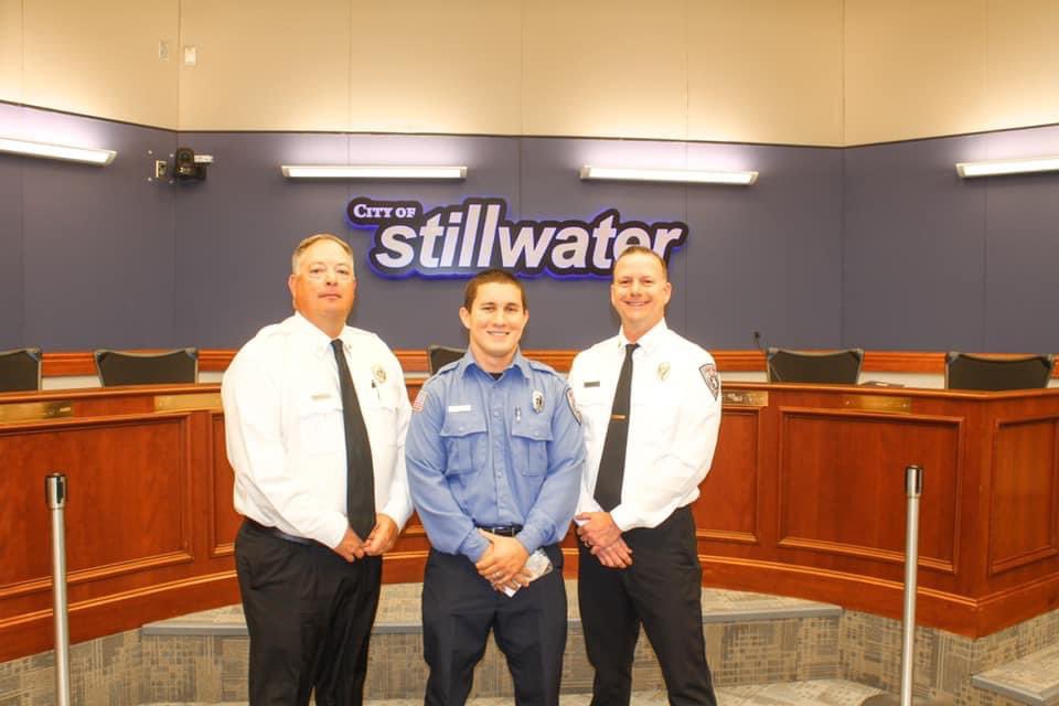 StillwaterOKgov's tweet photo. Congratulations to newly promoted Lieutenant Skylor Johnson! We are grateful for your service and proud of your accomplishments. #StwFire #StwOK https://t.co/QbcauMwJMO