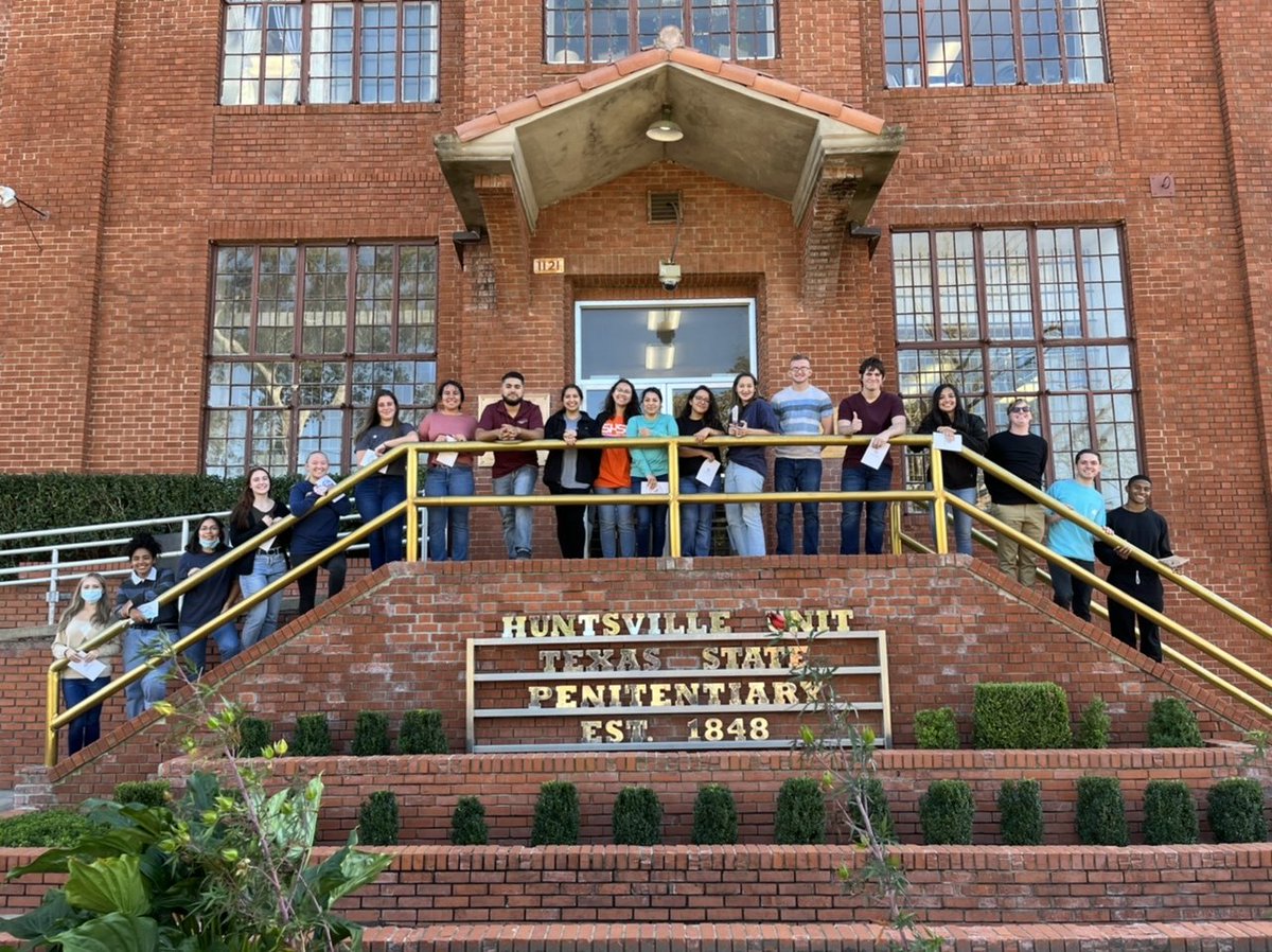 Hope everyone had fun at the Huntsville Unit Texas State Penitentiary!! A huge thanks to our Advisor Dr. Lehmann for joining us and to <a href="/TDCJ/">TDCJ</a> for letting us tour!!