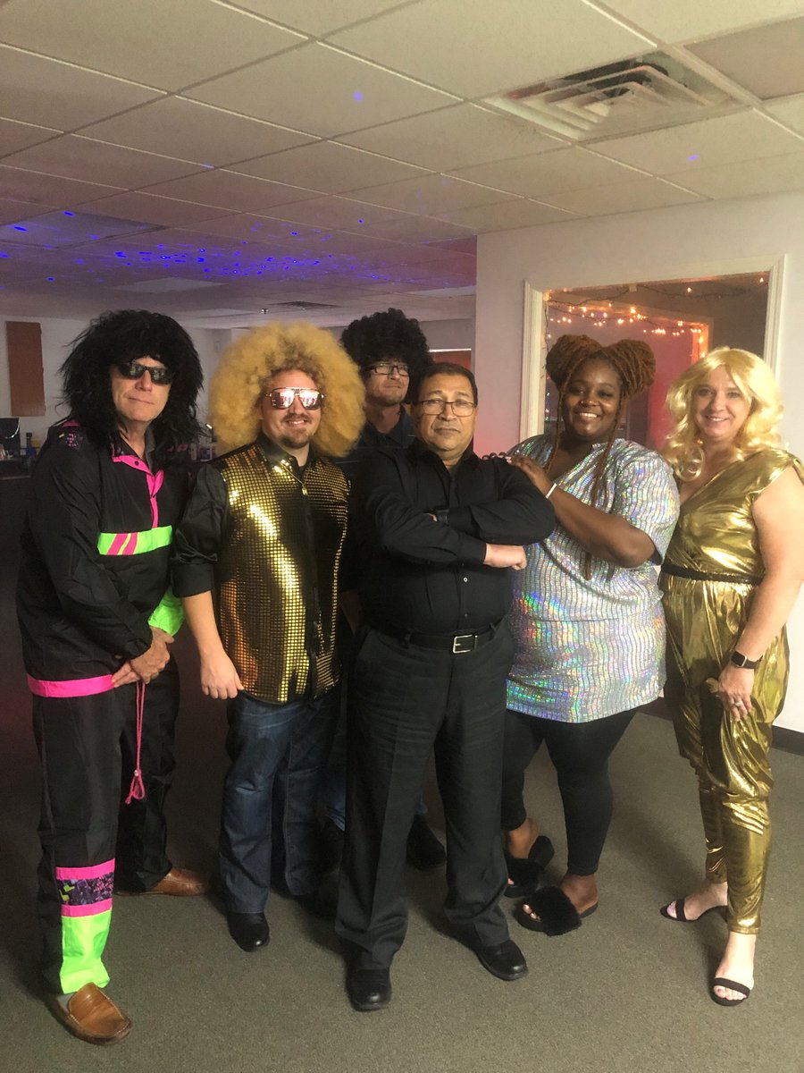SynQuestLabs's tweet photo. We got a little groovy with our Halloween party this year! https://t.co/6NMln4aMUL