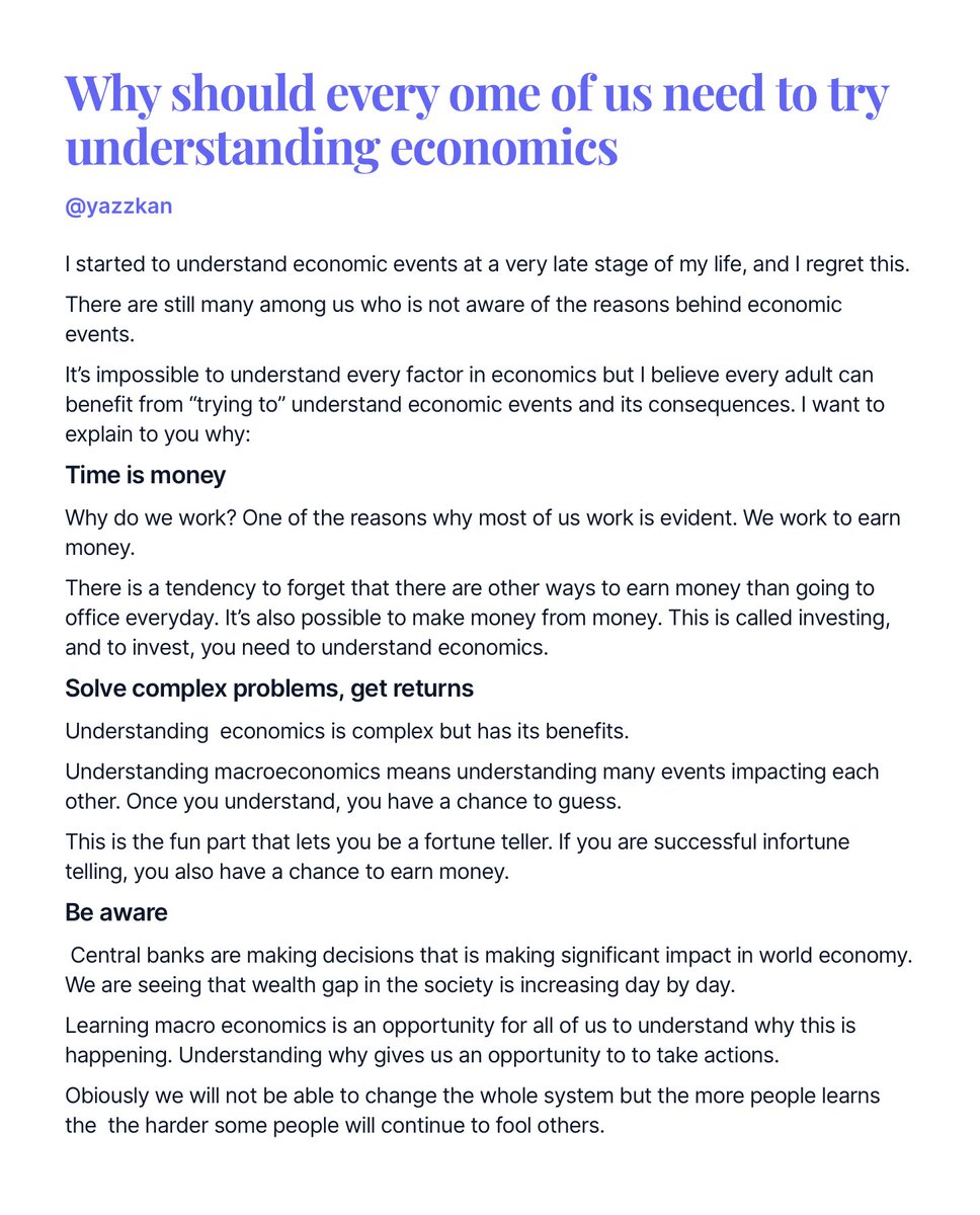 yazzkan's tweet photo. Why everyone one of us need to learn basic economics.

#ship30for30 https://t.co/cSlen8g8MQ