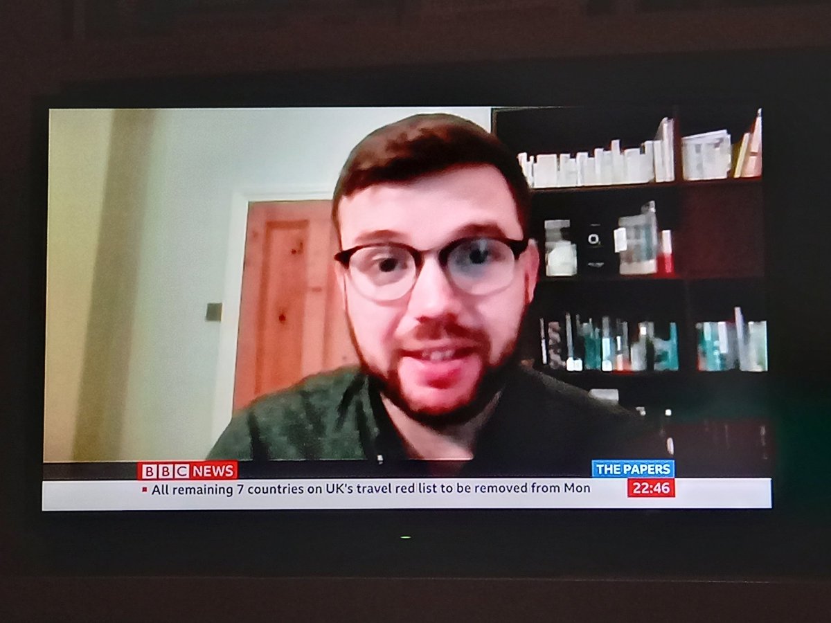 Great to see regional journalists on #bbcthepapers again! @LiamThorpECHO @BBCNews