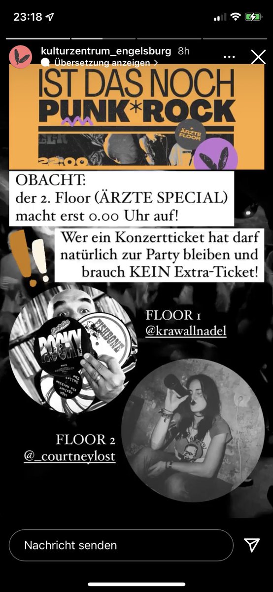 Krawallnadel's tweet photo. Freitag leg ich in der #Eburg nach #AkneKidJoe (leider schon ausverkauft) ein paar Platten auf. Kommt rum, wird fetzisch 😁
Mit Vvk-Ticket wird’s billiger & geht schneller 🎫 https://t.co/OQRkMST2i4 https://t.co/wfAwm3pM43