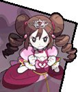 hilda (pokemon) 1girl brown hair dress pokemon (creature) hat official alternate costume open mouth  illustration images