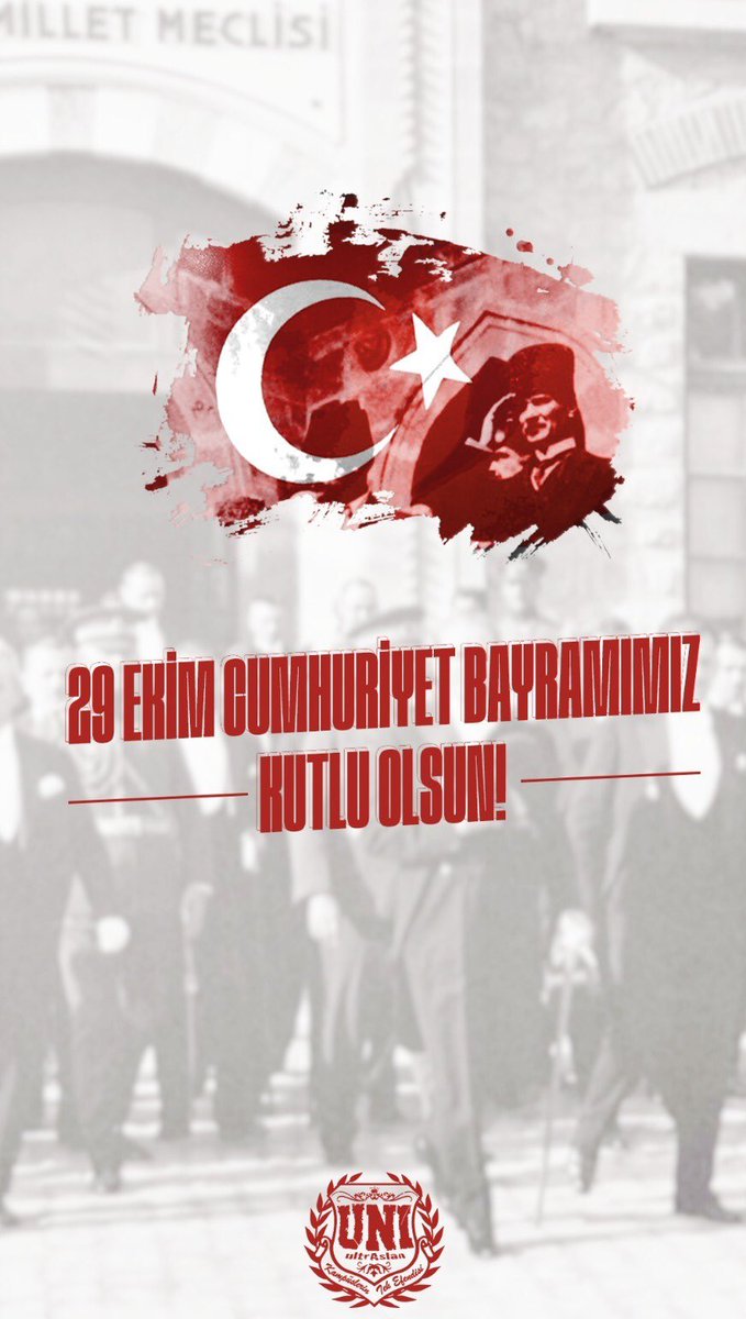 🇹🇷Cumhuriyet’imizin ilanının 98. yıl dönümünde 29 Ekim Cumhuriyet Bayramımızı kutluyor; ulusumuzun mimarı Mustafa Kemal Atatürk başta olmak üzere tüm şehit ve gazilerimizi saygı, rahmet ve minnetle anıyoruz. #ultrAslanUNI