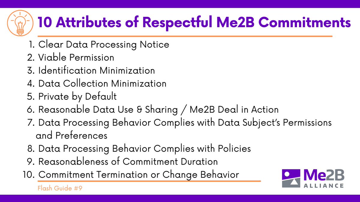 SafeTechLabs's tweet photo. Our #RespectfulTech Specification measures technology behavior against these 10 attributes of respectful #Me2BCommitments. Check out Flash Guide 9 to learn more! https://t.co/BvzoYS10yM https://t.co/PcKeMRAINK