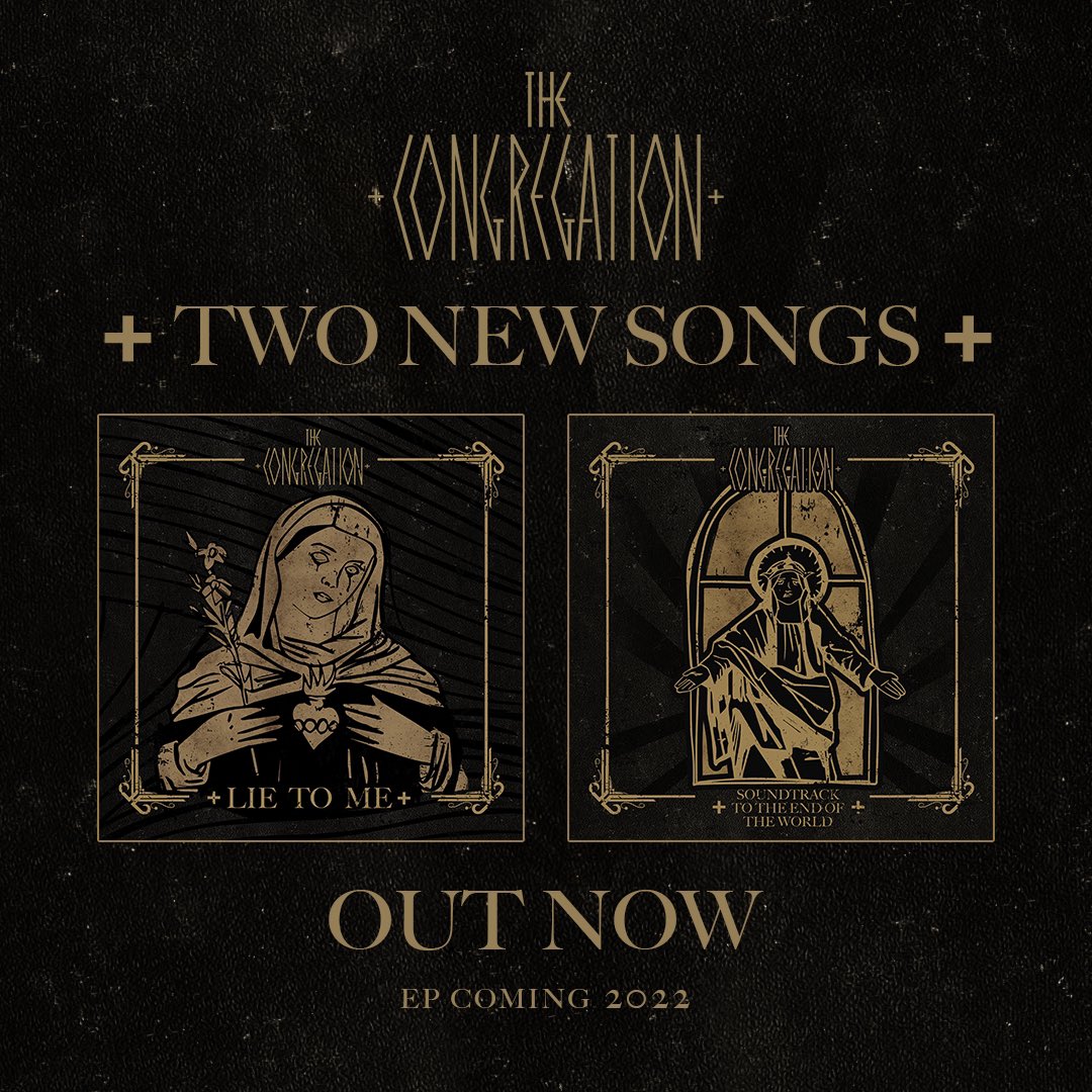 Three weeks post-release and I just got to know… What’s your favourite track so far?

Comment below!
Soundtrack: 🤘 rgk.lnk.to/Soundtrack
Lie To Me: 😈 rgk.lnk.to/LieToMe

Can't wait for you to hear more!
#TheCongregation #RockMusic #Rock