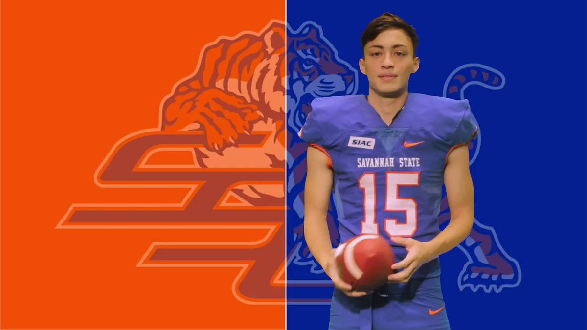 HBCUSports1's tweet image. SIAC Football Punting  Leader

* 42.8 yards Per Punt 
* Kenneth Lockhart
* Freshman  6 ft  190 lbs
* Savannah State University
* Bradwell Institute  H.S. 
* Hinesville Georgia